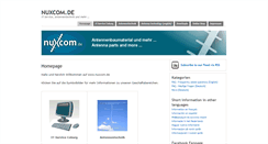 Desktop Screenshot of nuxcom.de